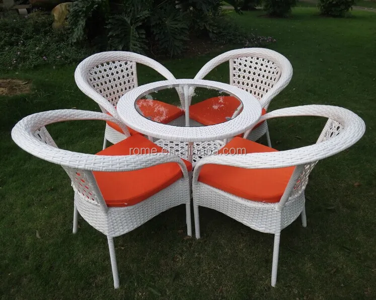 
wicker rattan coffee table and chair/ patio tea set/ bistro set 
