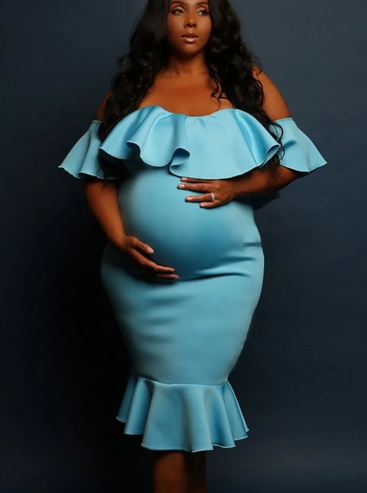 Maternity Photography Props Pregnant Dress For Photo Shoot Maternity Clothes Clothing Dress gown Pregnancy Clothing dresses