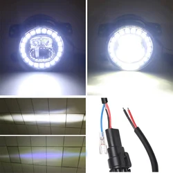 CE ROHS IP67 DOT 4 inch Round Osram Laser LED Fog Light for Jeep Wrangler JL