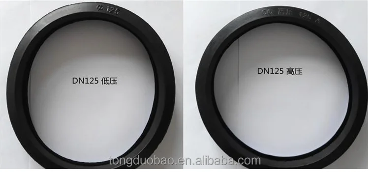High Quality DN50 2 Inch Round Concrete Pipeline Rubber Gasket Seals