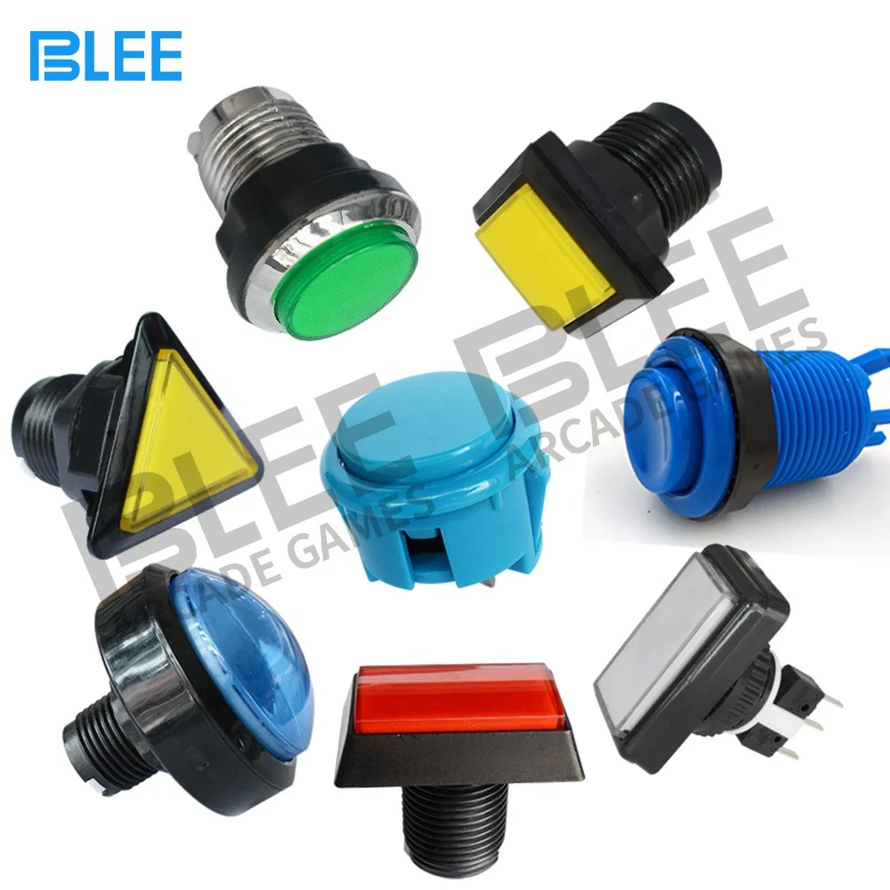 BLEE direct wholesale American push button, Sanwa button, 20 to 100mm Dome / Triangular / Square LED Arcade Buttons
