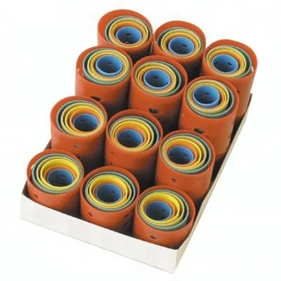 Factory Wholesale Quality Plastic Smooth Hair Roller Set with short medium long curlers