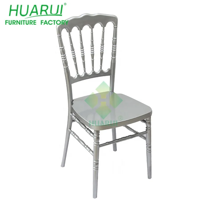 Metal Core Resin Stackable Napoleon Chair