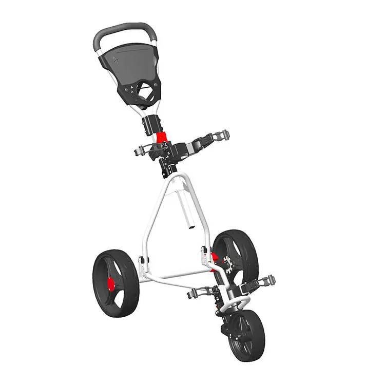 Hot selling 3 Wheel Push Pull Golf Trolley Cart