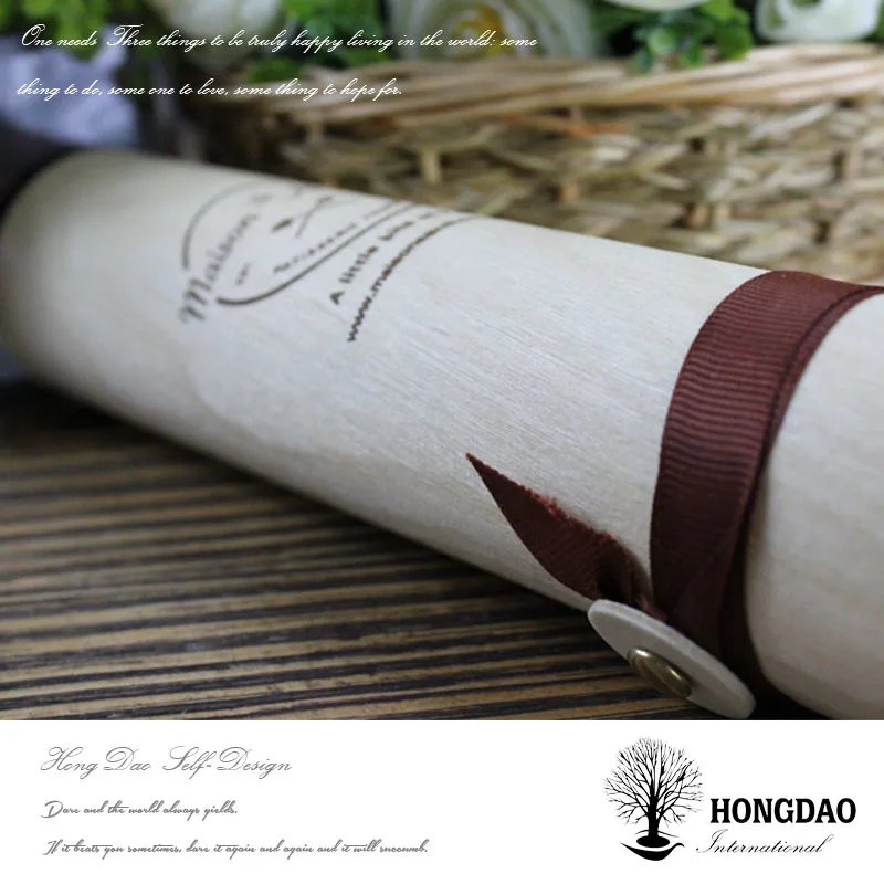 
HONGDAO Order! Balsa wooden very thin macarons box for christmas 