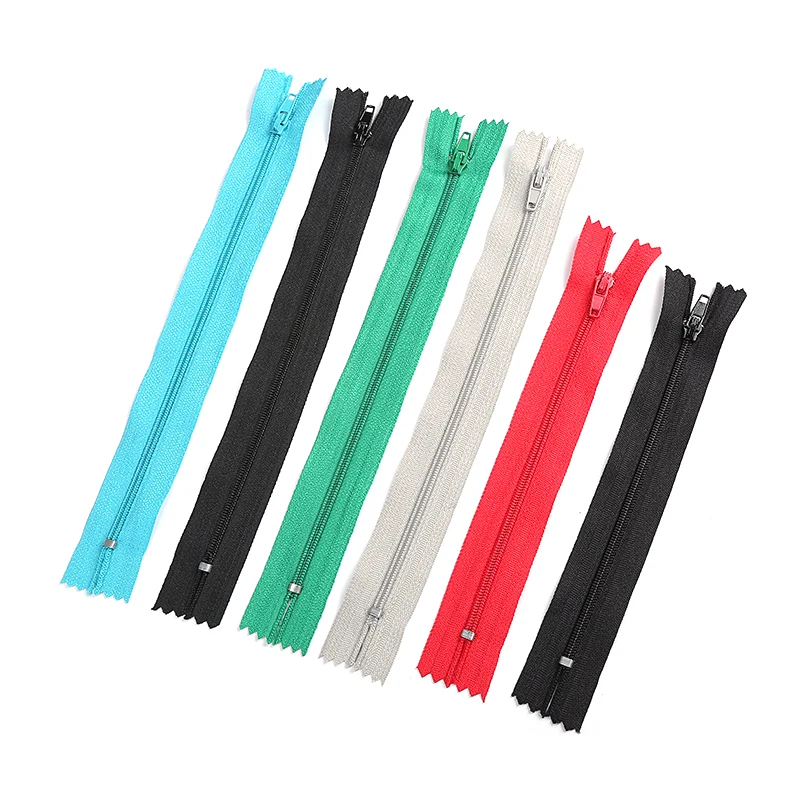 DAWEI brand fancy woven zipsYBS tape 4# pink closed end double slider nylon zippers