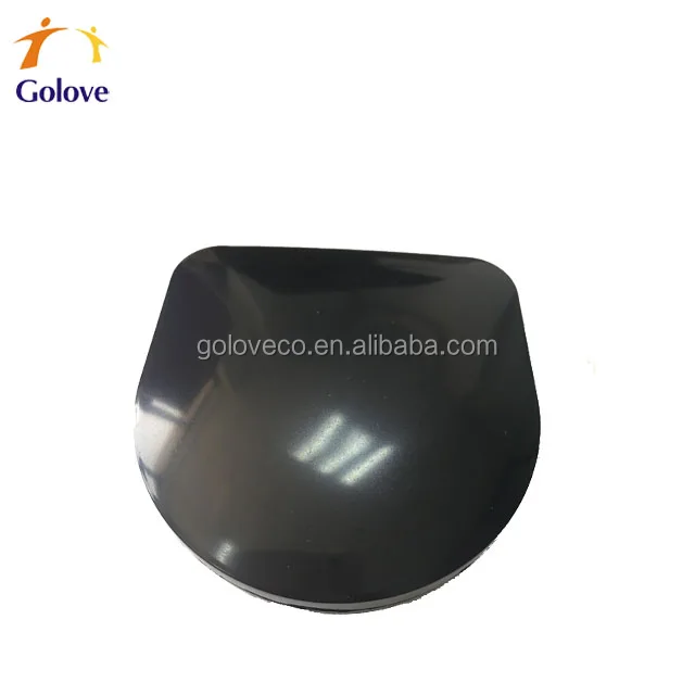 Red plastic fingerprint ink pad for election