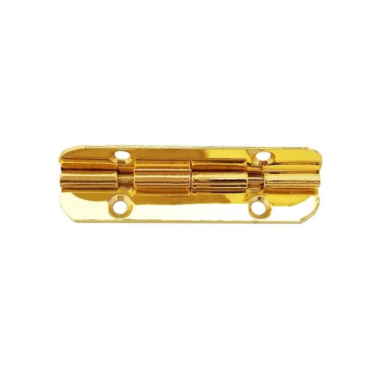 Hot sale metal HG12004-2 Gold Plated Round Corner Box Hinges