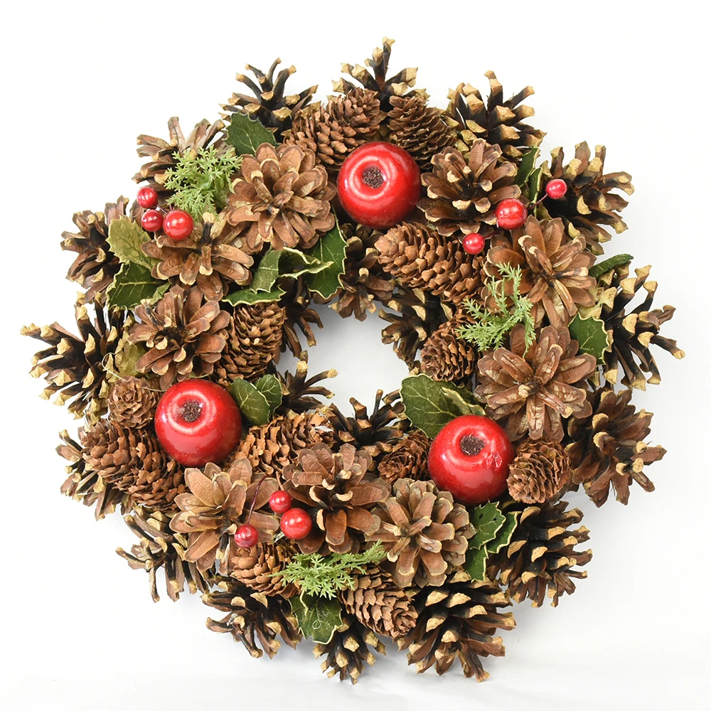 BSCI natural craft  round XMS home  decoration  customize  wreath