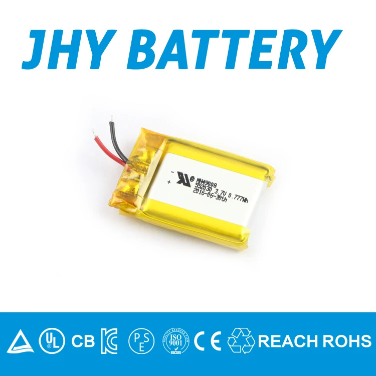 lithium battery 3.7v 250mah 552030 lipo battery rechargeable lithium ion battery