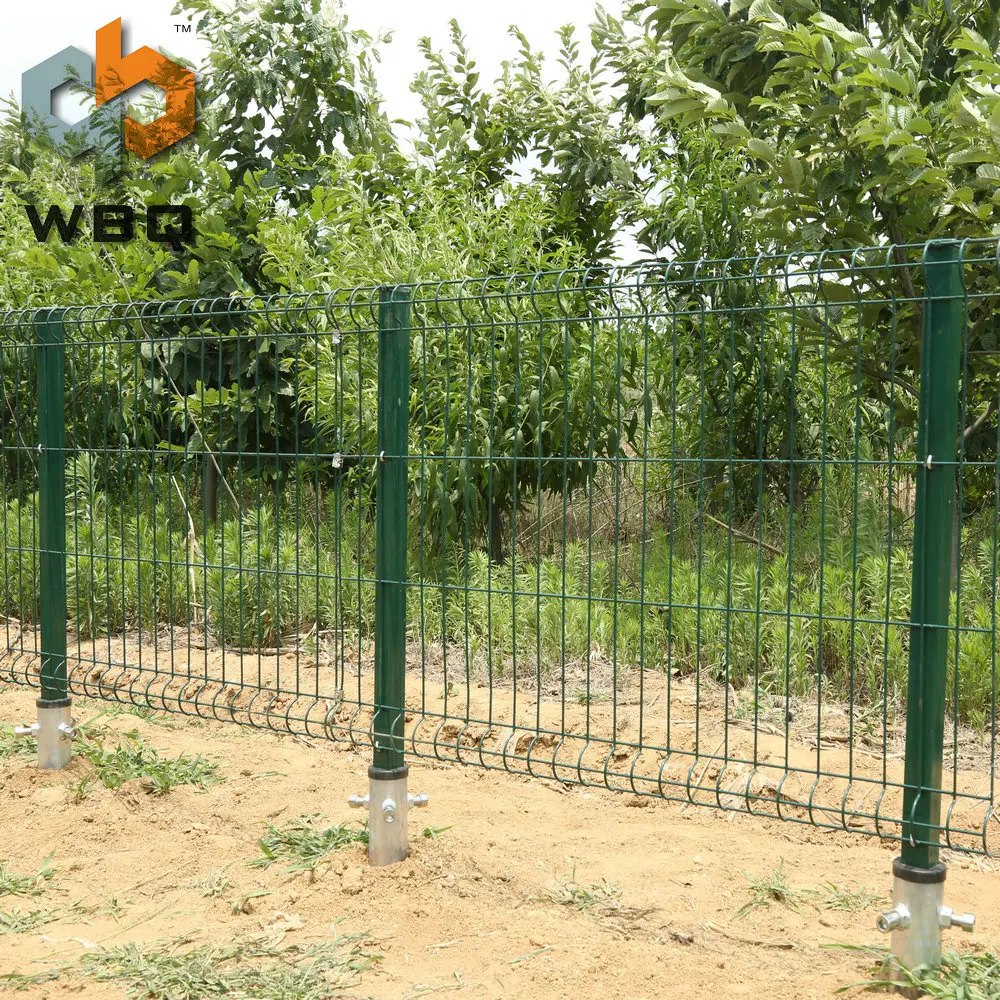 The cheapest of mesh fencing with ground screw anchor