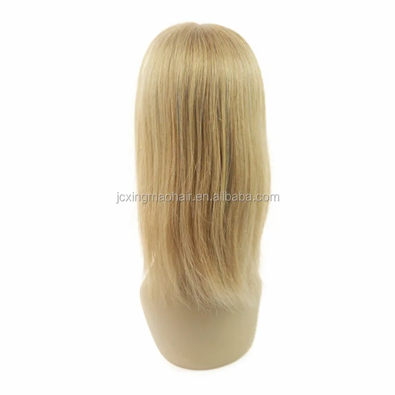 Brazilian human virgin hair full lace toupee for women,human hair toupee silk top for women, women hair toupees