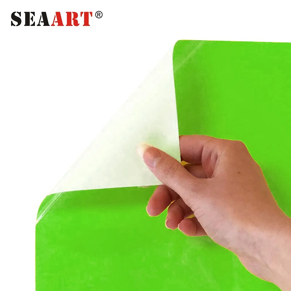 Seaart S929 Neon Fluorescent Nice Green Matt Colors Wholesale Factory Heat Transfer Vinyl For USA Market Only