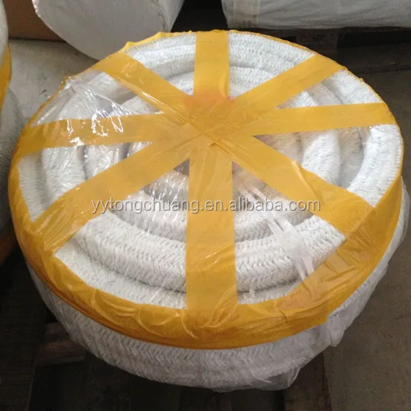 
Tongchuang manufacturer square braided ceramic fiber rope for thermal insulation 