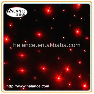 
starry sky lighting fiber optic led star cloth 