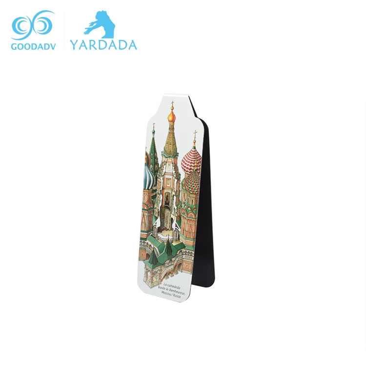 
folding magnetic book mark custom rubber magnet bookmark wholesale 