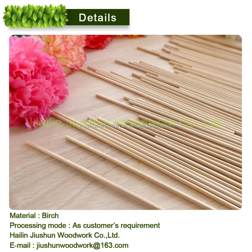 
Best Selling round wood stick / wooden skewer 