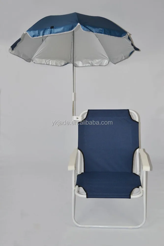 Portable personalized 1 person folding beach chair with umbrella,single seat folding beach chair with umbrella