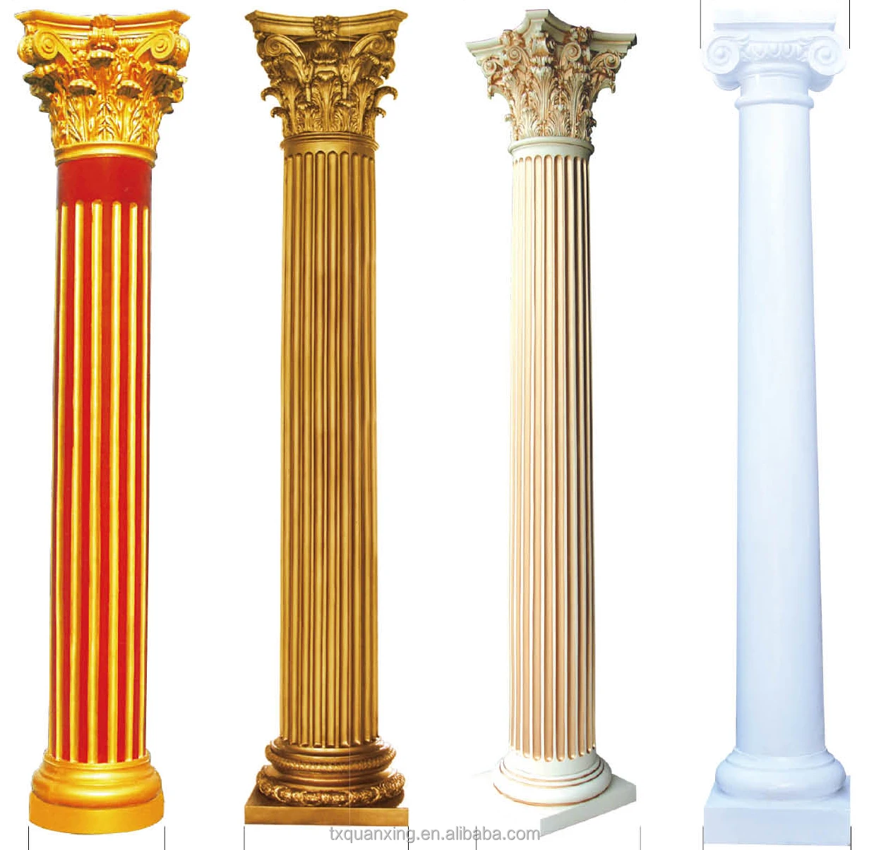 
Cheap European style my order gate cornice pillar tiles design 