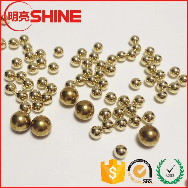 OEM fishing sinkers 3mm 3.25mm 3.5mm 3.8mm fly fishing brass ball beads