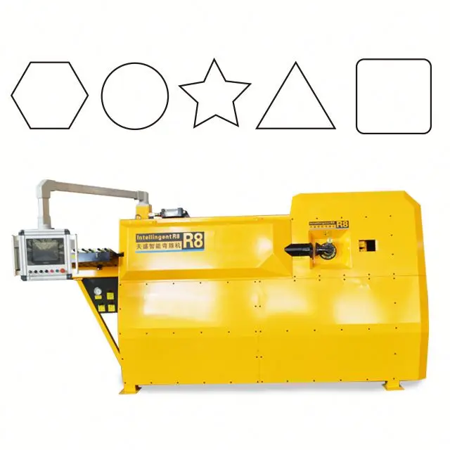 Square wrought iron art scroll pattern bending machine rebar