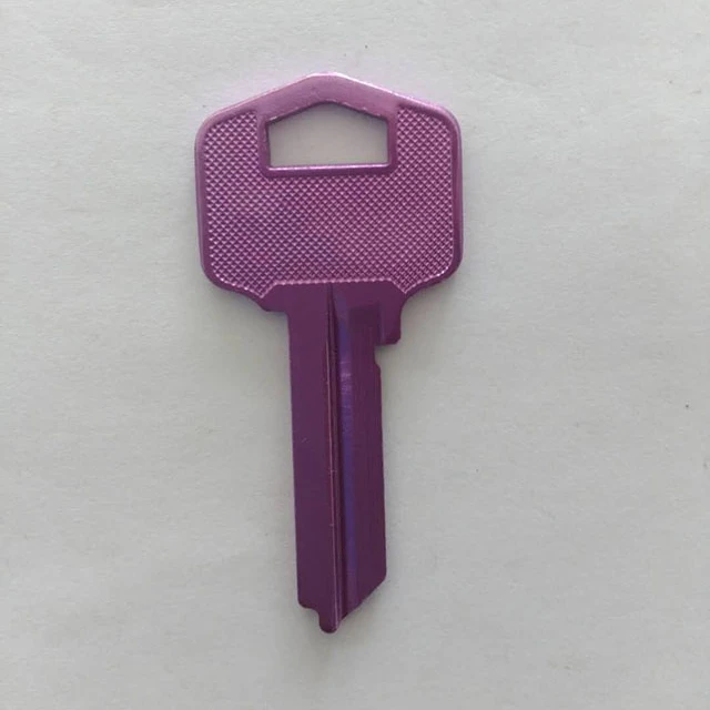 
Competitive Price Colorful Aluminum Titanium Key Blank Door Key Blank For Lock 