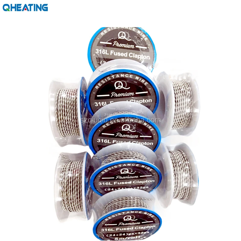 
Hot RDTA&RDA Atomizer Prebuilt Micro Clapton Twisted Stainless Steel 316l Wire Vape 