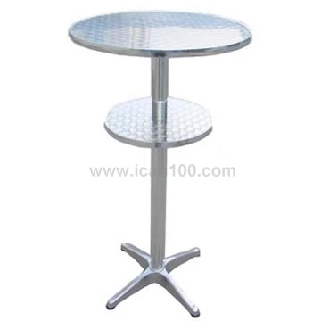 Light Weight Extendable Metal Round Dining Table De Cafe Dining Folding Tables For Sale