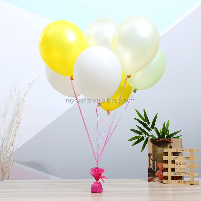 Wedding Party Decoration Candy Colorful Foil Balloon Weight