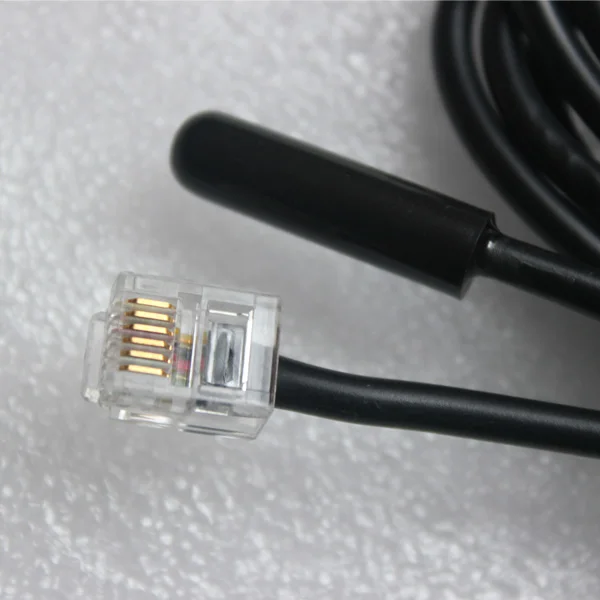 Digital Thermometer DS18B20 Sensor With RJ12 Connector