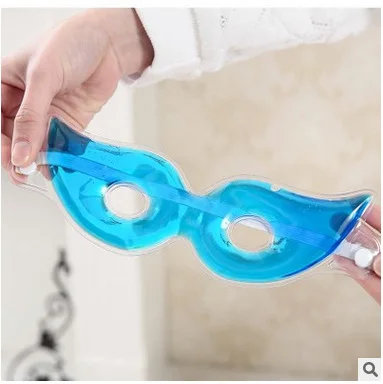 
New fox ice blindfold, summer gel ice compress eye mask, beauty care eliminate eye strain, 