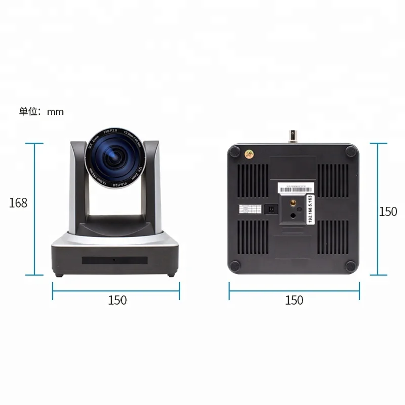 12x zoom full hd 1920x1080 video camera for live streaming