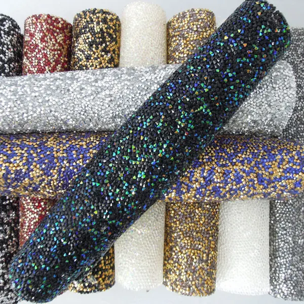 Factory custom adhesive rhinestones crystal strass beads transfer sheet rhinestone diamond panels
