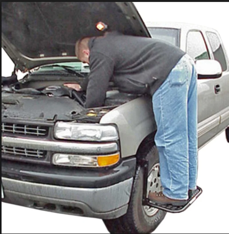 Cheap Steel Car tire steps Tire wheel step ladder Car Wheel Step 22' Foldable tyre Step