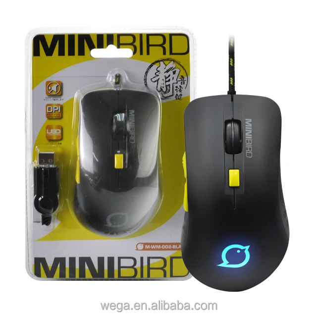 Wholesales peripheral accessories silent basic PC computer no driver USB wired cored mouse