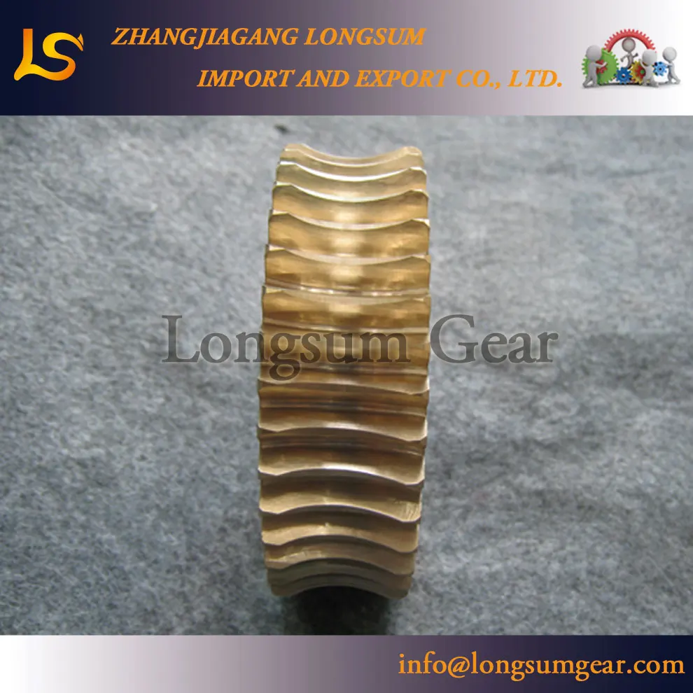 
Customized Brass Worm Gear Set 