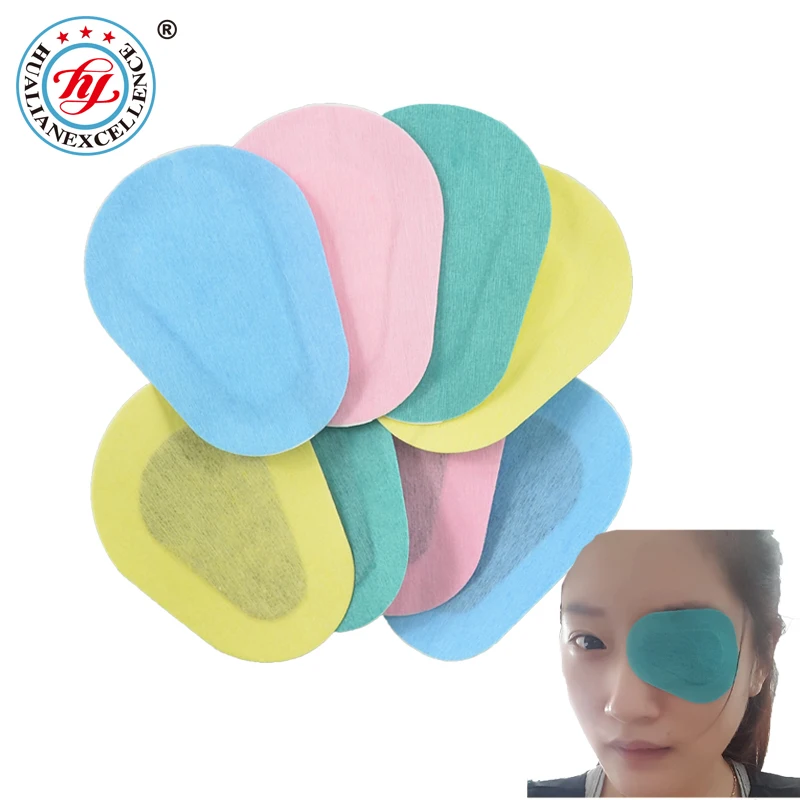 Manufacturer disposable Hypoallergenic adhesive lazy eye patch colorful eye bandaid with CE ISO13485