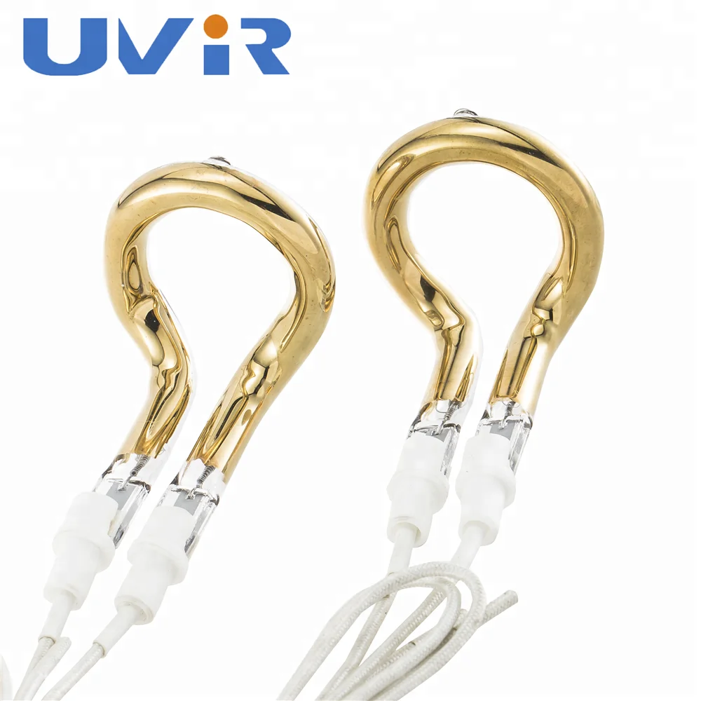  ИК кварцевый излучатель с золотым покрытием инфракрасная лампа omega