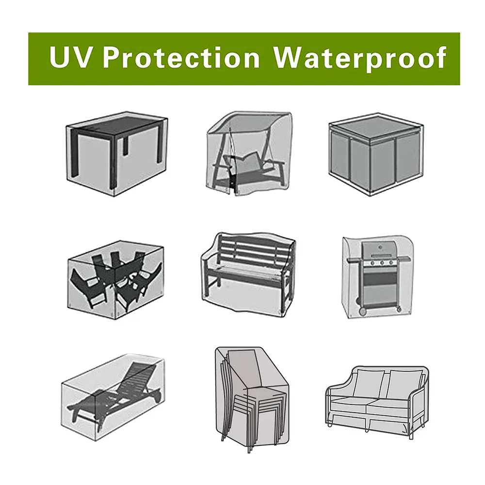 custom anti uv heavy duty outdoor waterproof furniture cover
