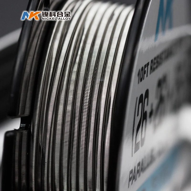 Suzhou NK manufacture ss wire vape coil ss316l clapton wire for ecig