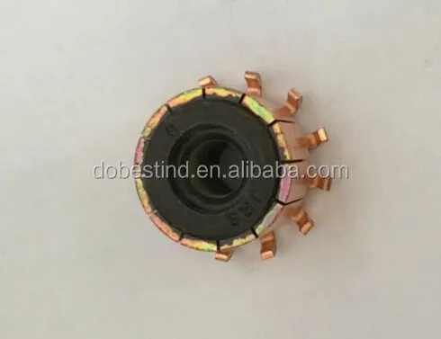 
80/100W segmented commutator for automobile windscreen wiper 