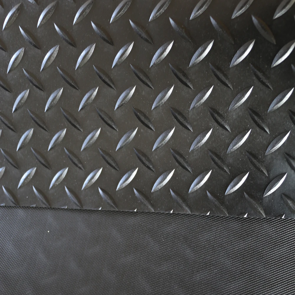 Diamond Plate Rubber Mat/Anti-slip Diamond Tread Rubber Sheet