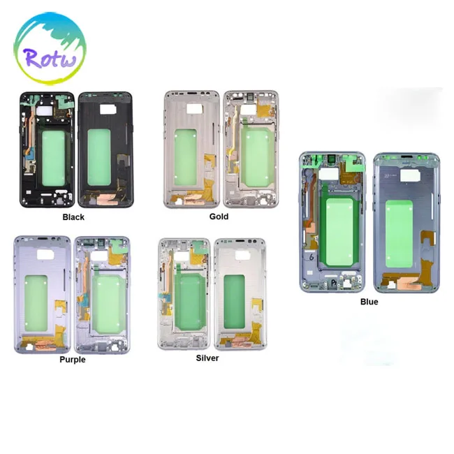 Original OEM Back Housing Bezel Middle Frame with Side Buttons For Samsung Galaxy S8 G950