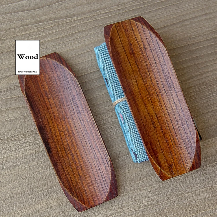 Classical Hot Sell Japanese Handmade Wood Towel Tray Sushi  Dish Plate