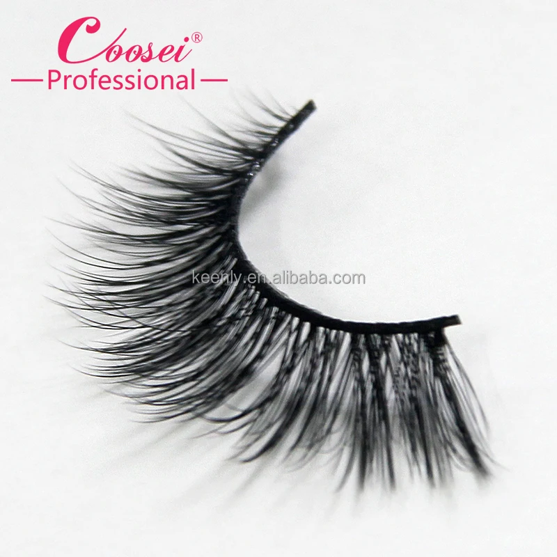 Cheap wholesale pairs silk mink lashes 3D fiber synthetic hair false eyelashes