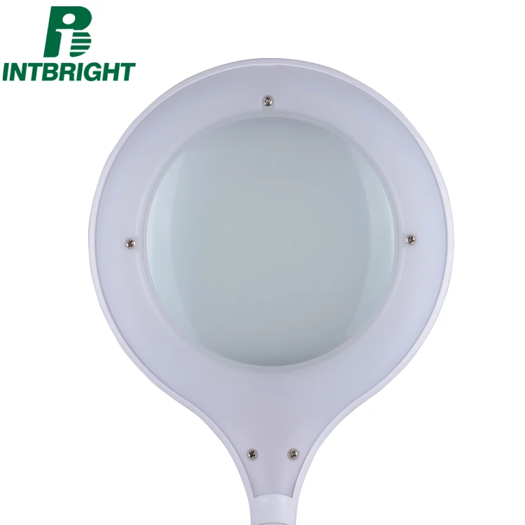 hot cakes! 60pcs leds 9101LED-B reading lamp table magnifier light led desk lamps with glass lens