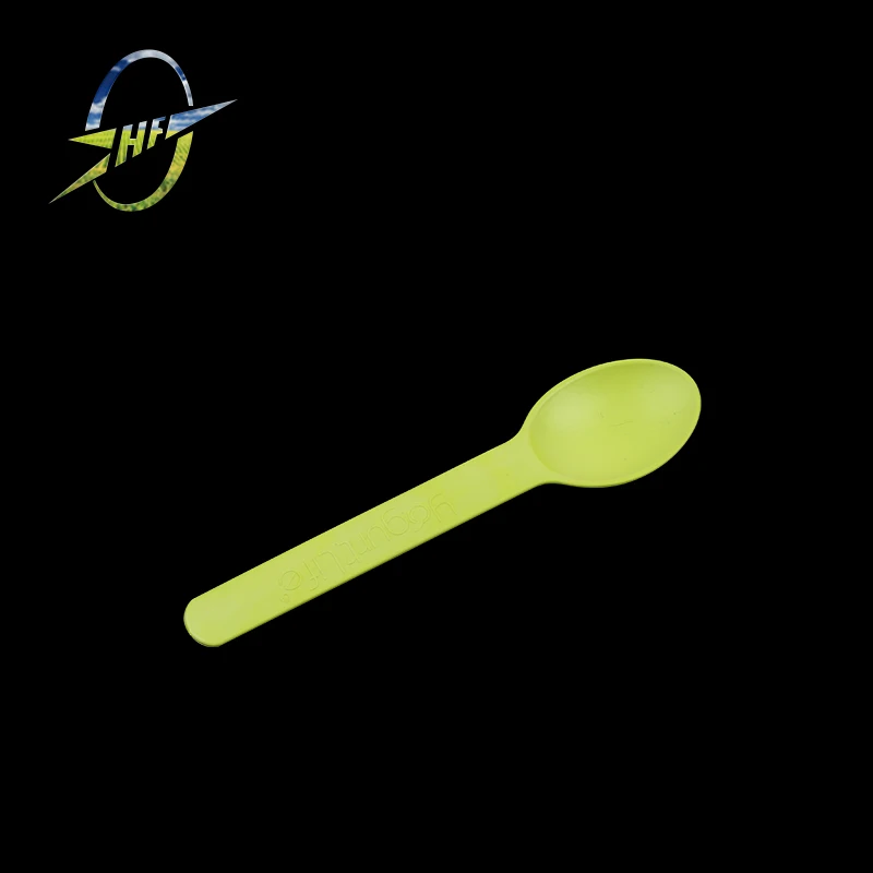 
Biodegradable spoon for ice cream 