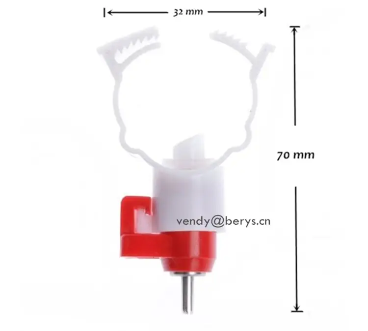 Automatic feeding waterline poultry nipple drinker for chicken