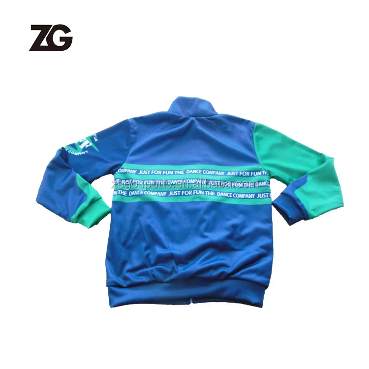 Custom OEM Design Sublimation Full Zipper Winter Coat Windproof Sports Jacket