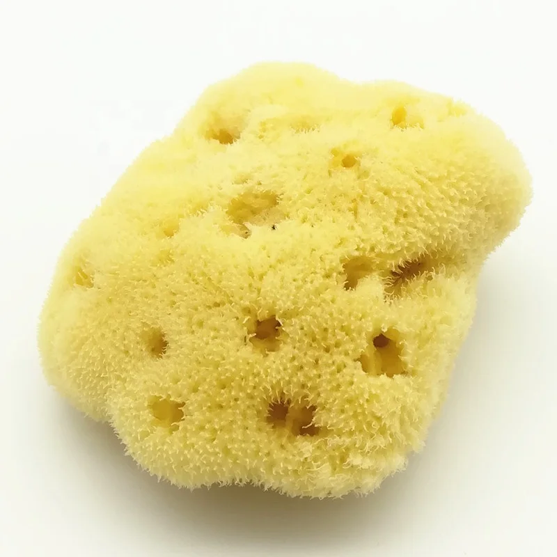 Custom Packaging Wholesale Rich Foaming Silk Skin Care Natural Facial Shower Puff Bath Sea Sponge